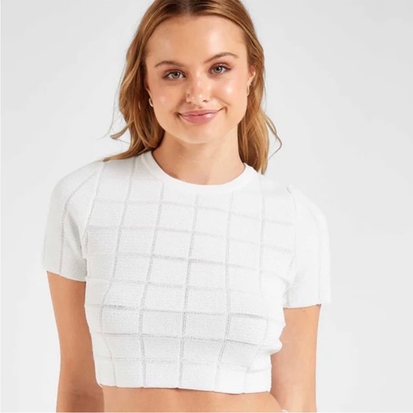 Solid & Striped White Cara Top NEW size Large - Picture 3 of 7